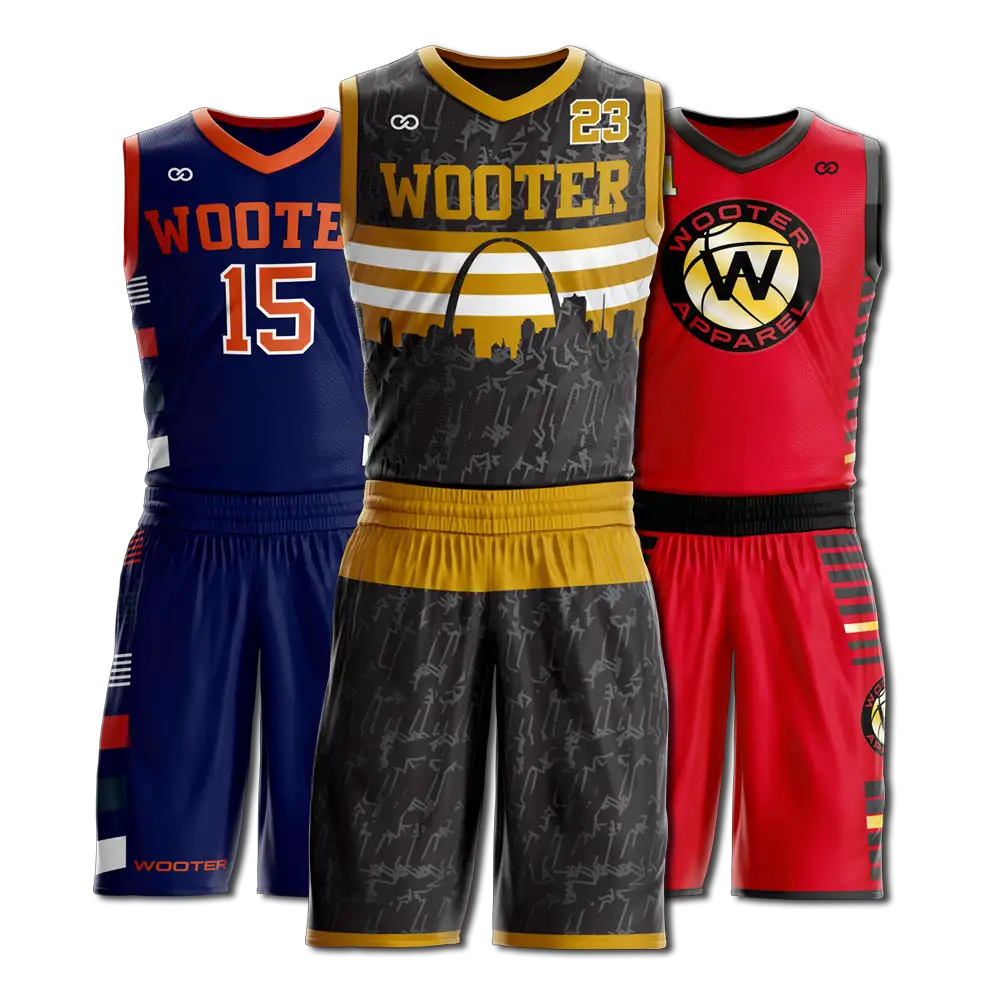 Explore Personalized Teamwear – Tailored Excellence for Every Athlete. "Diverse Collection of 3D Basketball Jersey Mockups – Unleash Your Team's Style.