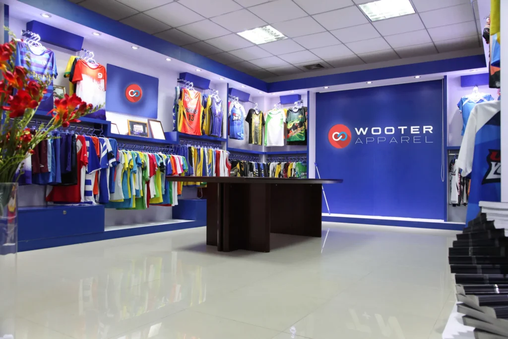 Wooter Apparel Showroom of Custom made apparel and custom made sports jerseys | Find out more about Wooter