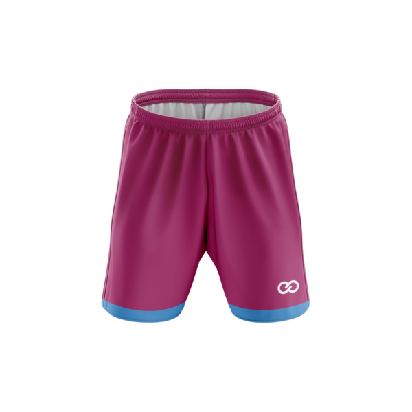 Custom Maroon and Blue Soccer Shorts | Custom Soccer Uniforms | Wooter